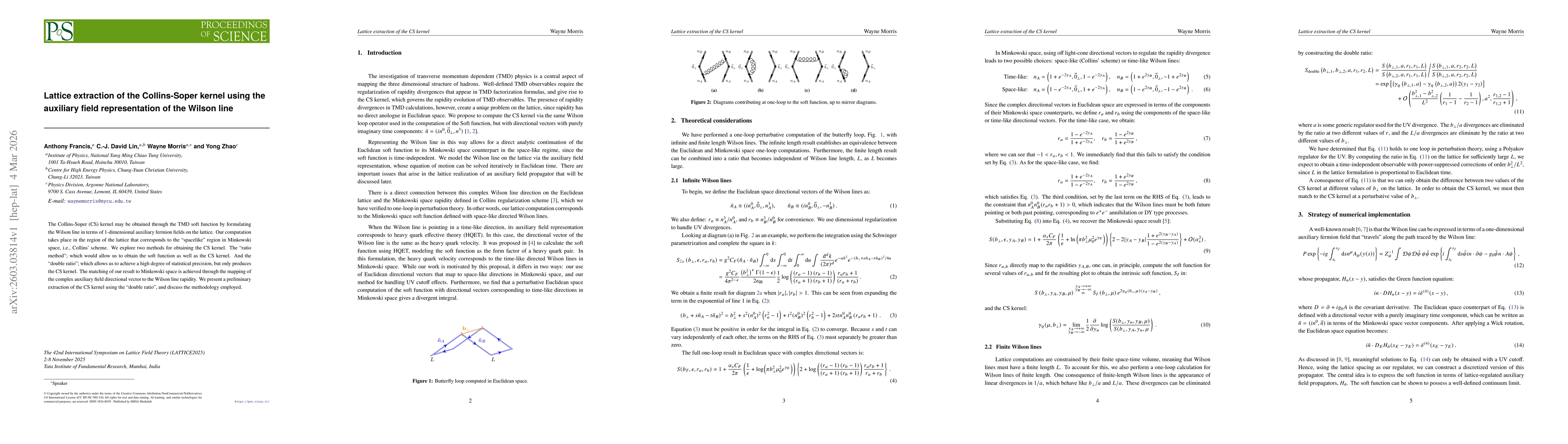 Thumbnail for Lattice extraction of the Collins-Soper kernel using the auxiliary field representation of the Wilson line