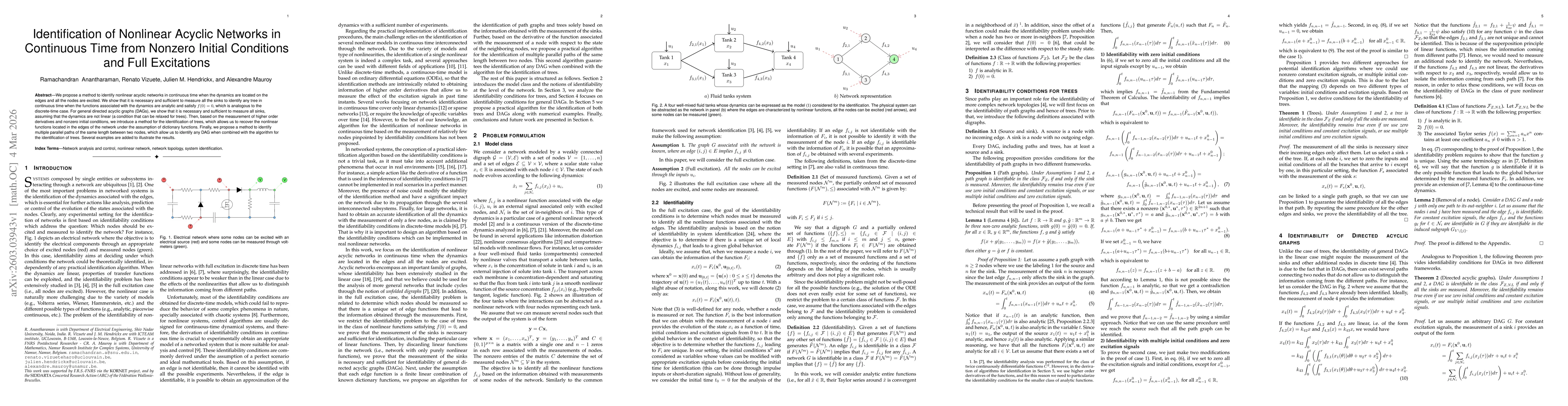 Thumbnail for Identification of Nonlinear Acyclic Networks in Continuous Time from Nonzero Initial Conditions and Full Excitations
