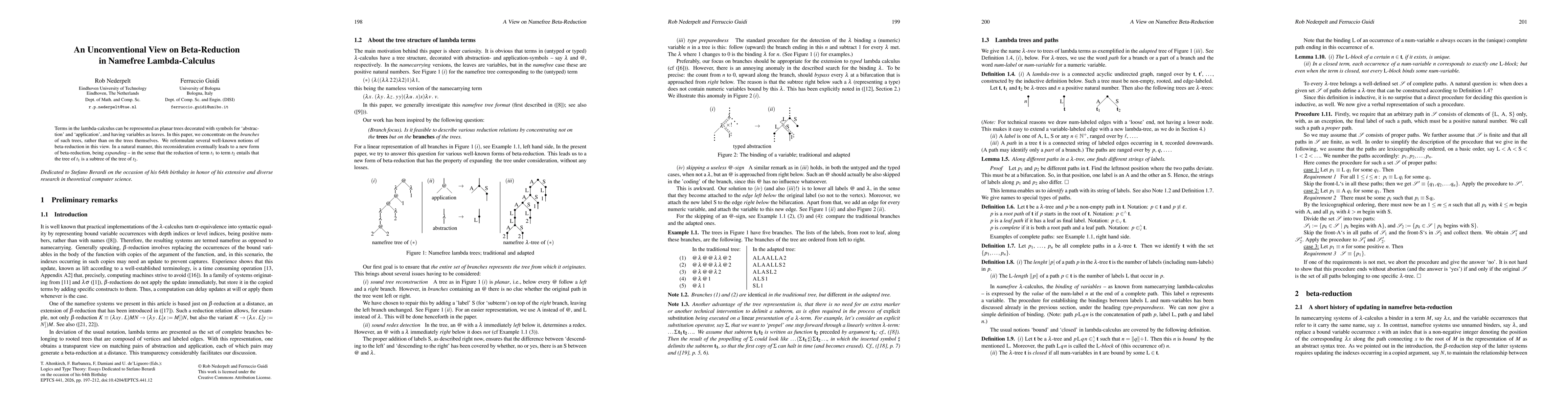 Thumbnail for An Unconventional View on Beta-Reduction in Namefree Lambda-Calculus