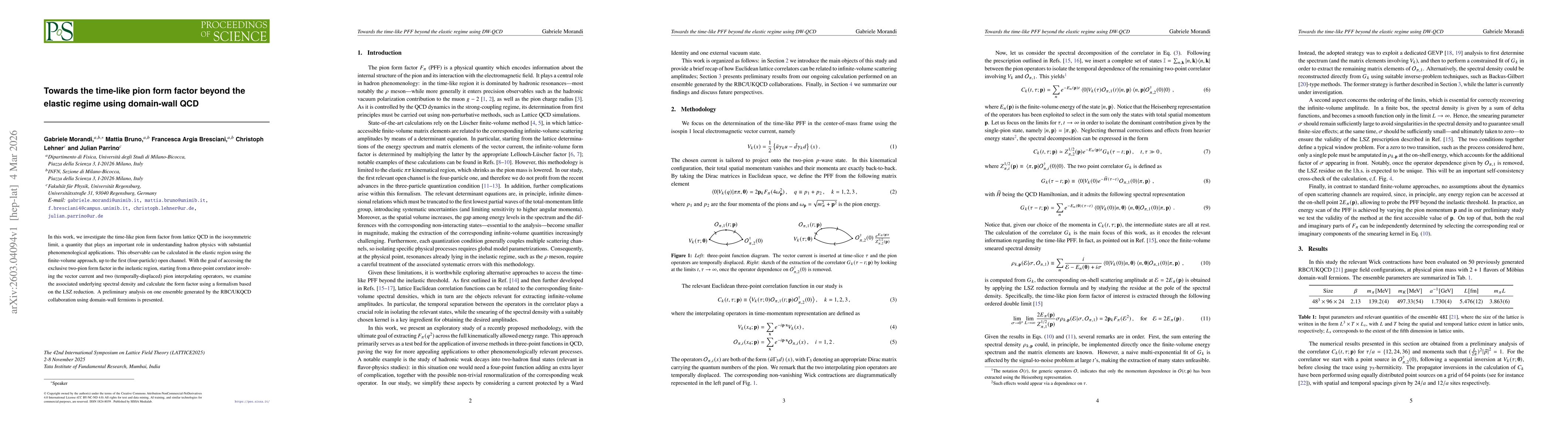 Thumbnail for Towards the time-like pion form factor beyond the elastic regime using domain-wall QCD