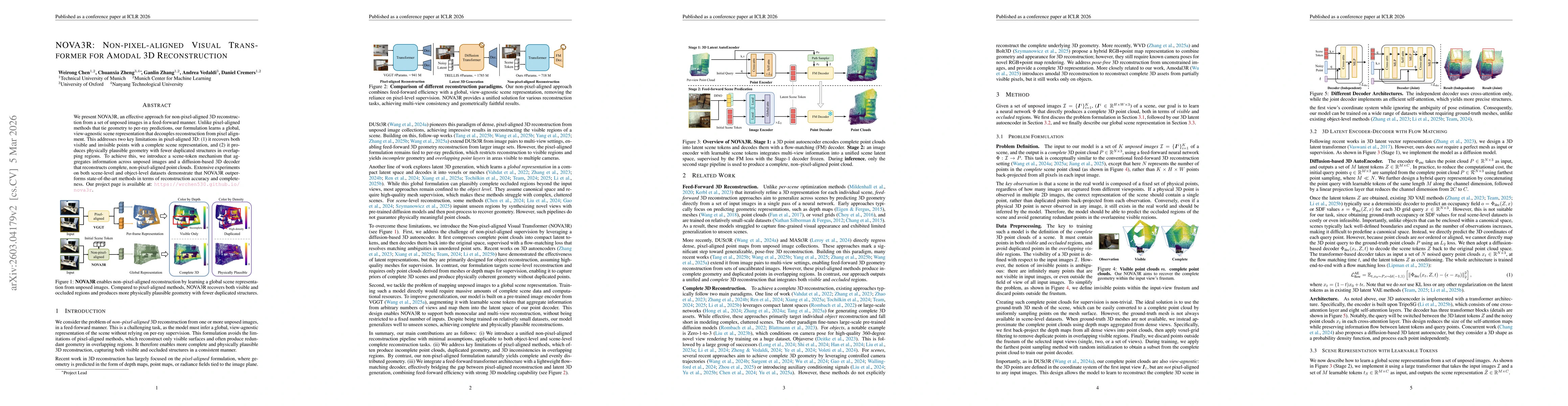 Thumbnail for NOVA3R: Non-pixel-aligned Visual Transformer for Amodal 3D Reconstruction