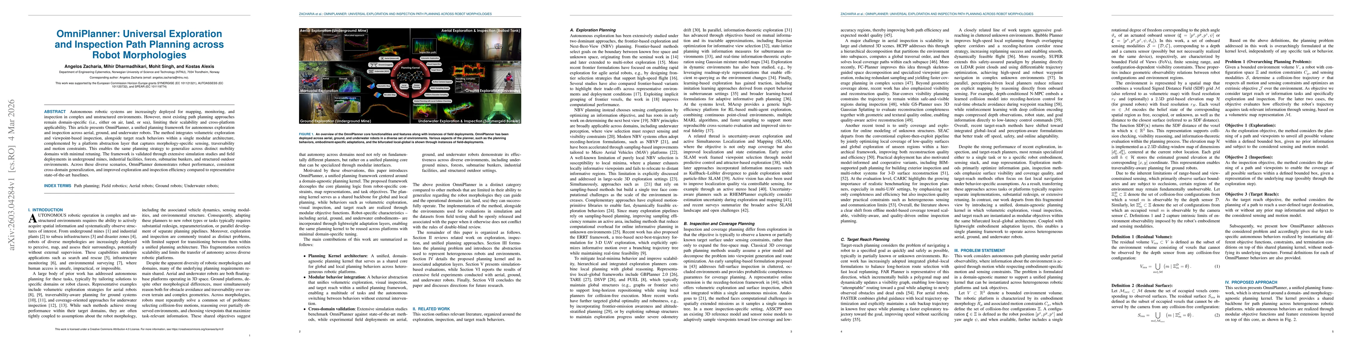 Thumbnail for OmniPlanner: Universal Exploration and Inspection Path Planning across Robot Morphologies