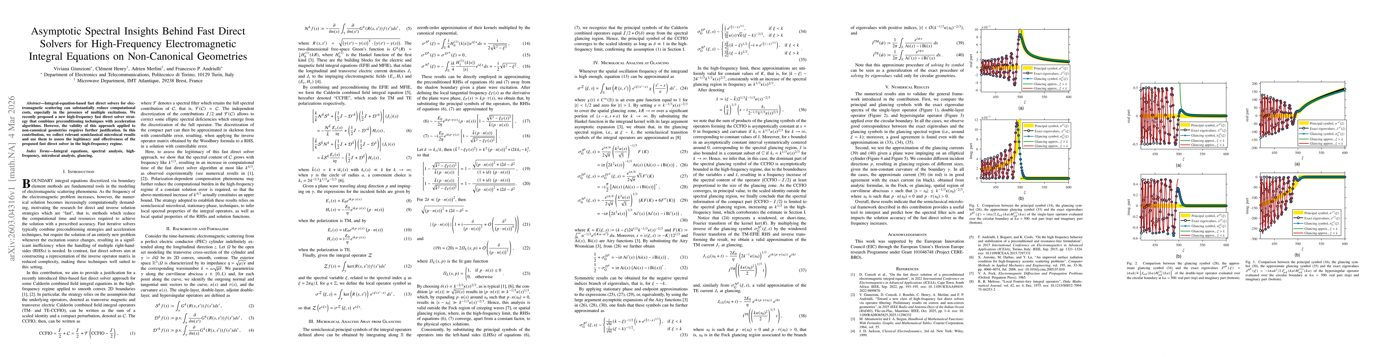 Thumbnail for Asymptotic Spectral Insights Behind Fast Direct Solvers for High-Frequency Electromagnetic Integral Equations on Non-Canonical Geometries