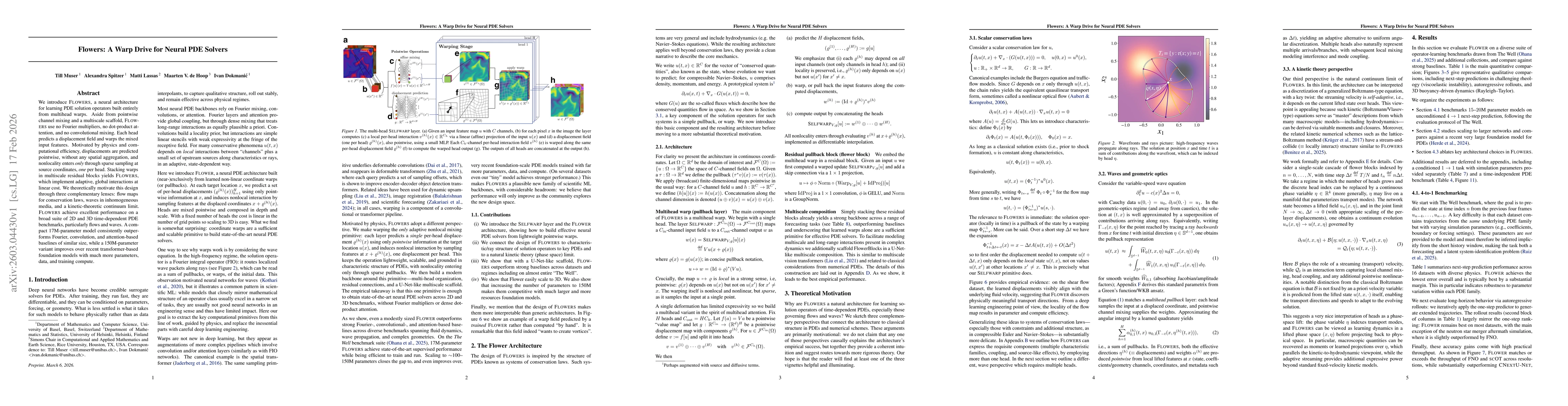 Thumbnail for Flowers: A Warp Drive for Neural PDE Solvers