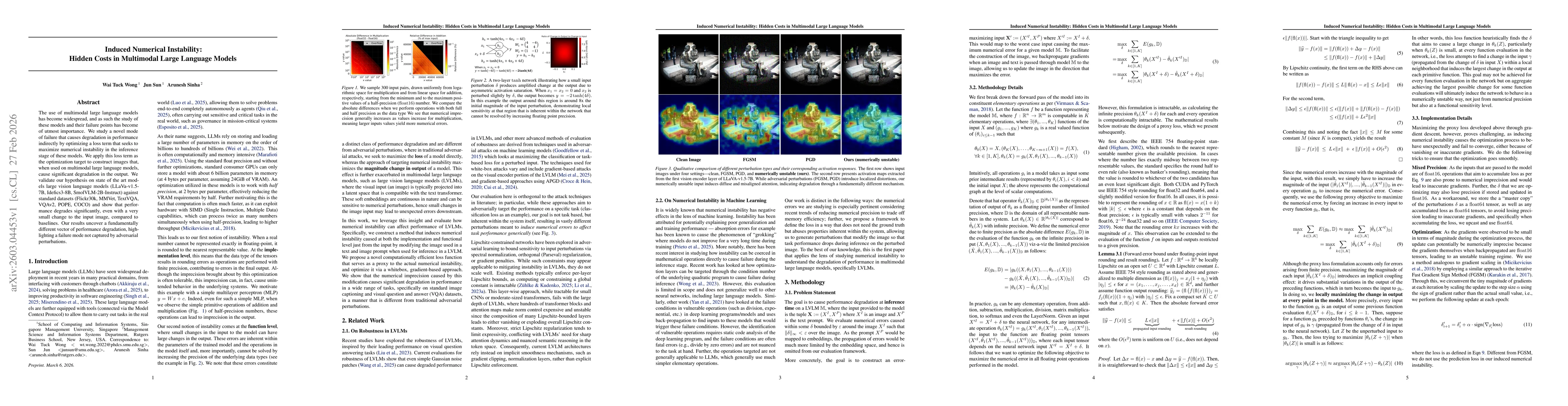 Thumbnail for Induced Numerical Instability: Hidden Costs in Multimodal Large Language Models