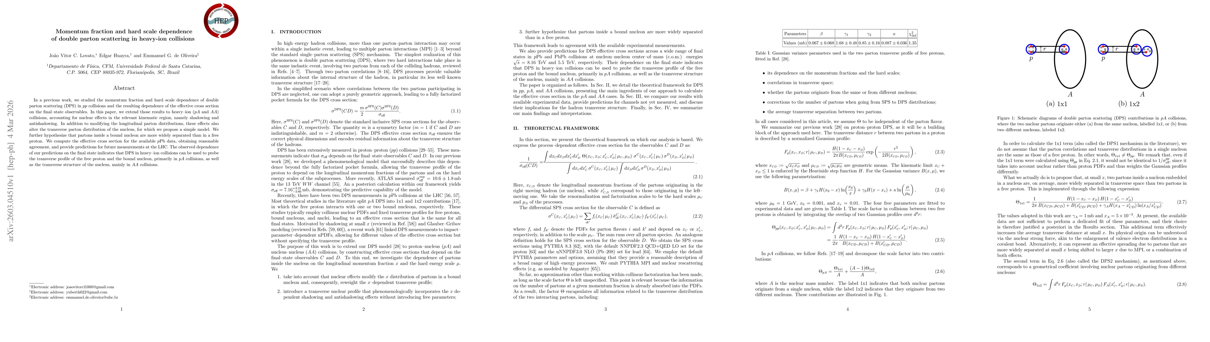 Thumbnail for Momentum fraction and hard scale dependence of double parton scattering in heavy-ion collisions