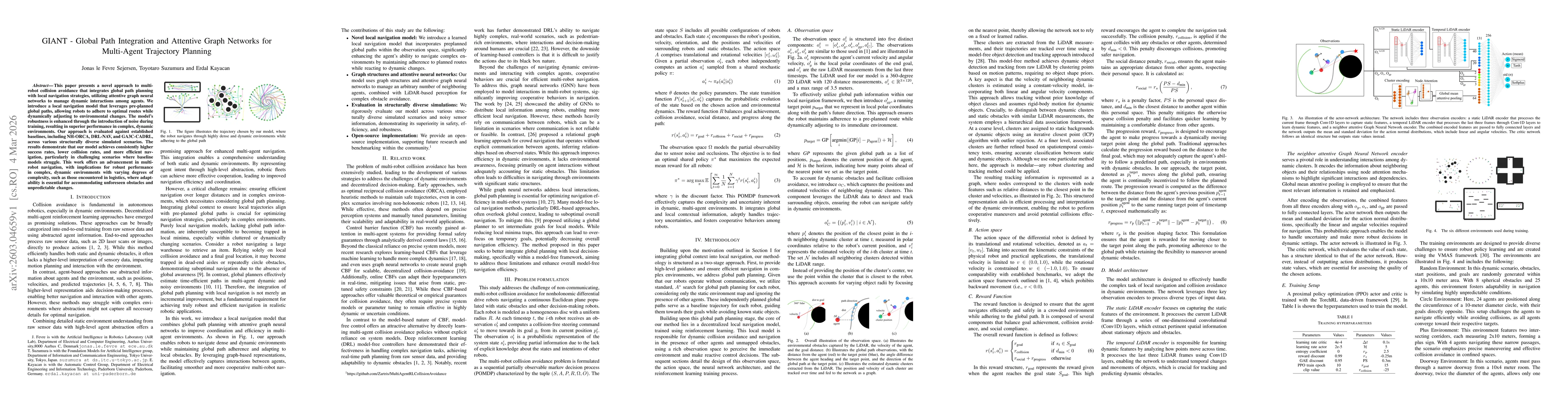 Thumbnail for GIANT - Global Path Integration and Attentive Graph Networks for Multi-Agent Trajectory Planning