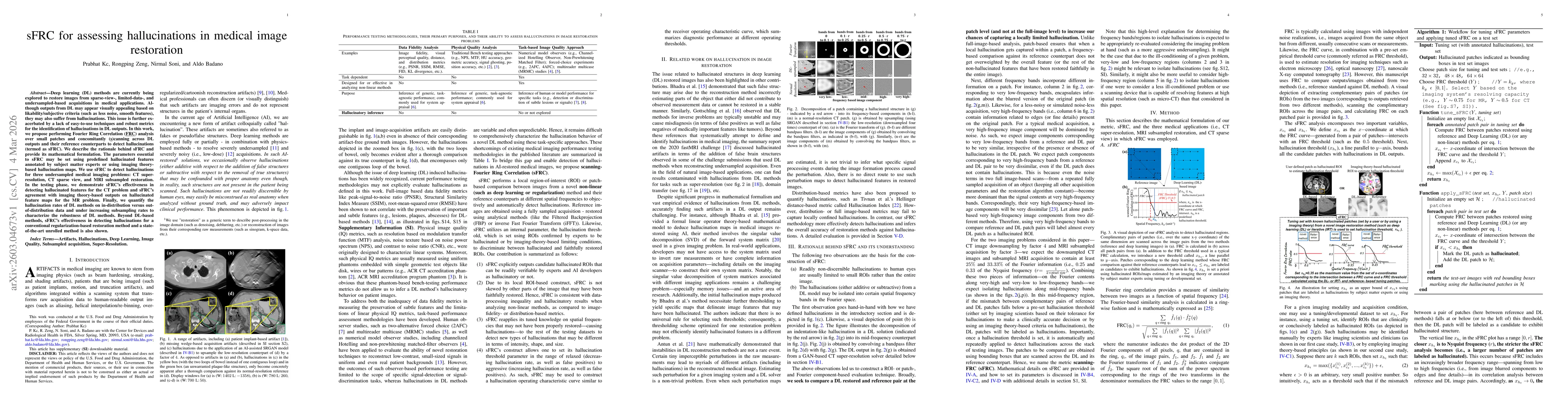 Thumbnail for sFRC for assessing hallucinations in medical image restoration