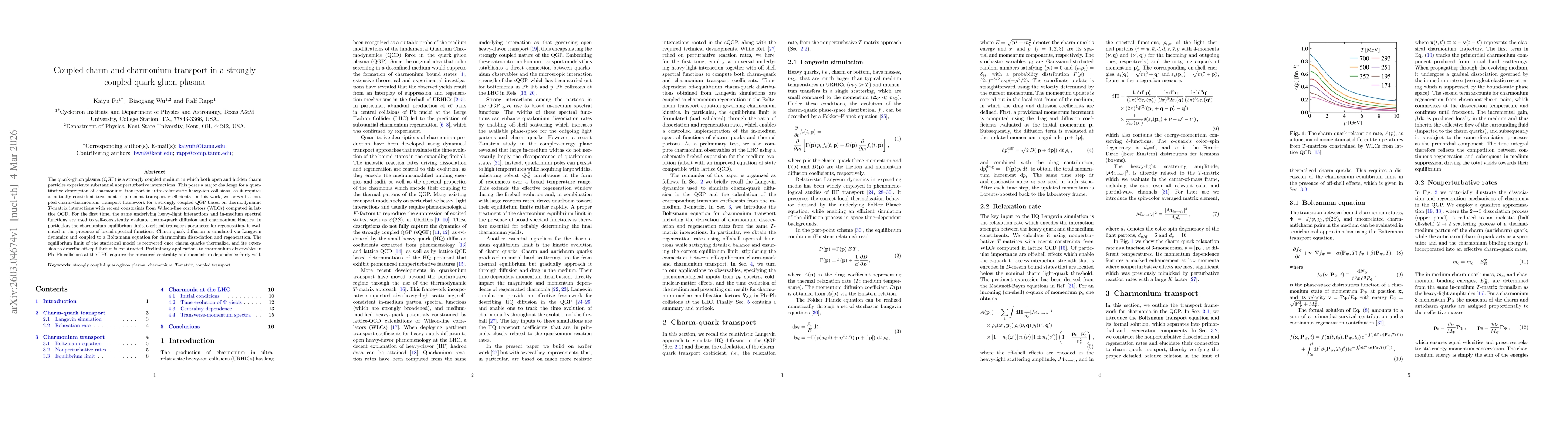 Thumbnail for Coupled charm and charmonium transport in a strongly coupled quark-gluon plasma