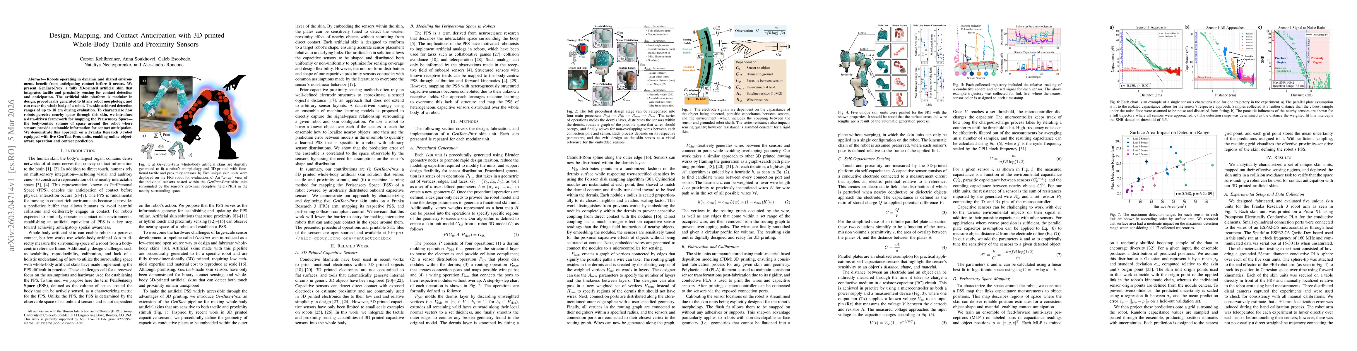 Thumbnail for Design, Mapping, and Contact Anticipation with 3D-printed Whole-Body Tactile and Proximity Sensors