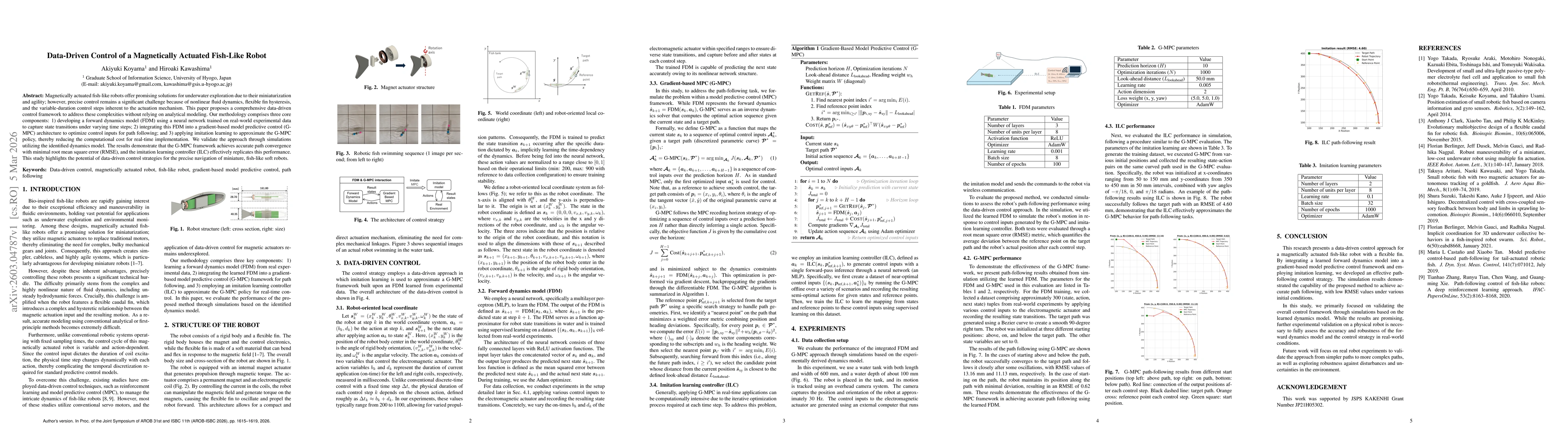 Thumbnail for Data-Driven Control of a Magnetically Actuated Fish-Like Robot