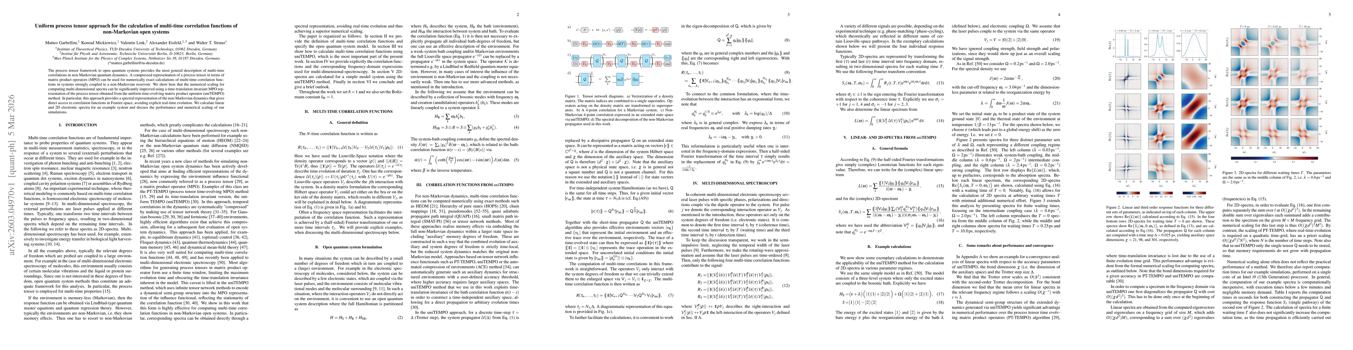 Thumbnail for Uniform process tensor approach for the calculation of multi-time correlation functions of non-Markovian open systems