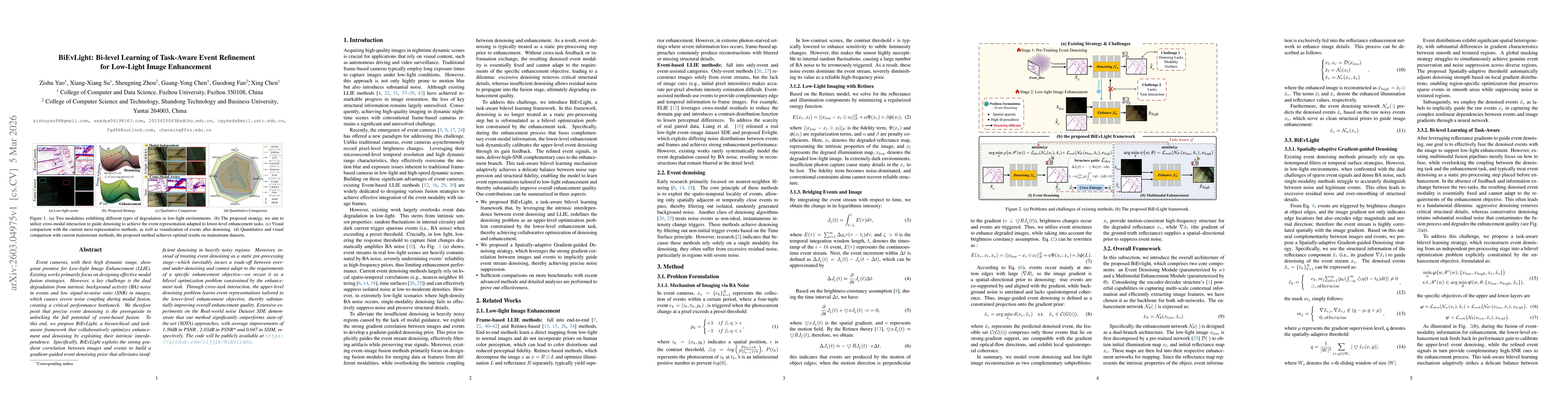 Thumbnail for BiEvLight: Bi-level Learning of Task-Aware Event Refinement for Low-Light Image Enhancement