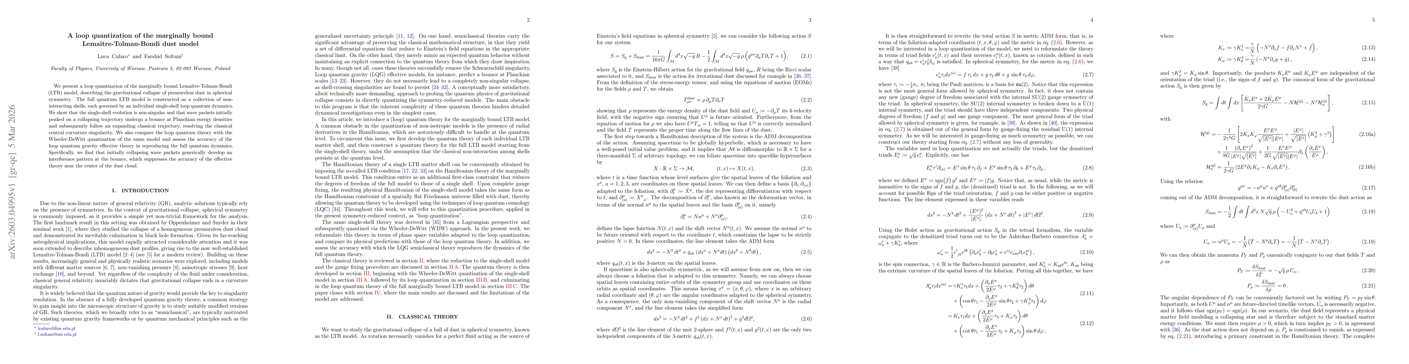 Thumbnail for A loop quantization of the marginally bound Lemaître-Tolman-Bondi dust model