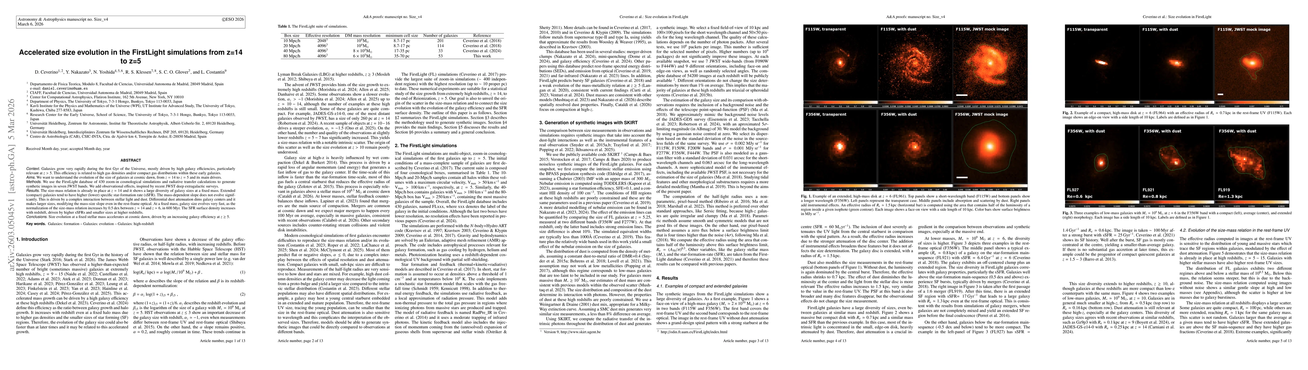 Thumbnail for Accelerated size evolution in the FirstLight simulations from z=14 to z=5