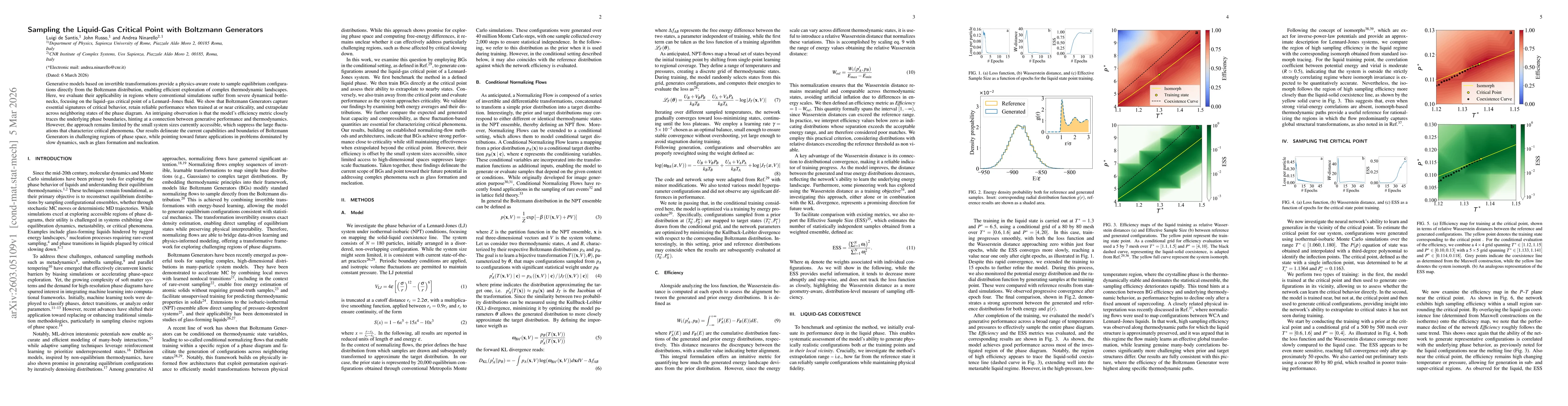 Thumbnail for Sampling the Liquid-Gas Critical Point with Boltzmann Generators