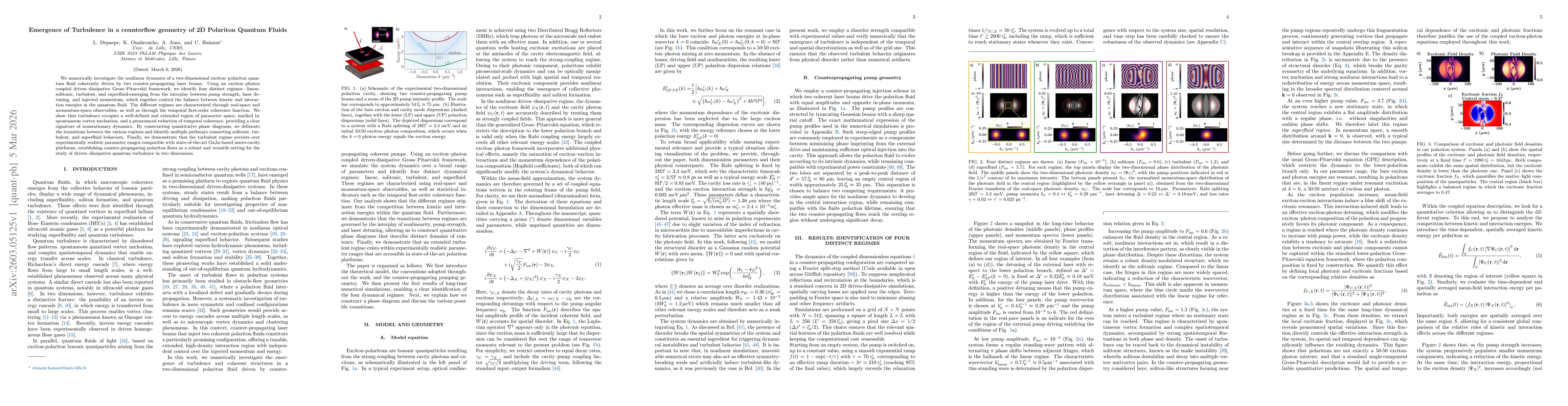 Thumbnail for Emergence of Turbulence in a counterflow geometry of 2D Polariton Quantum Fluids