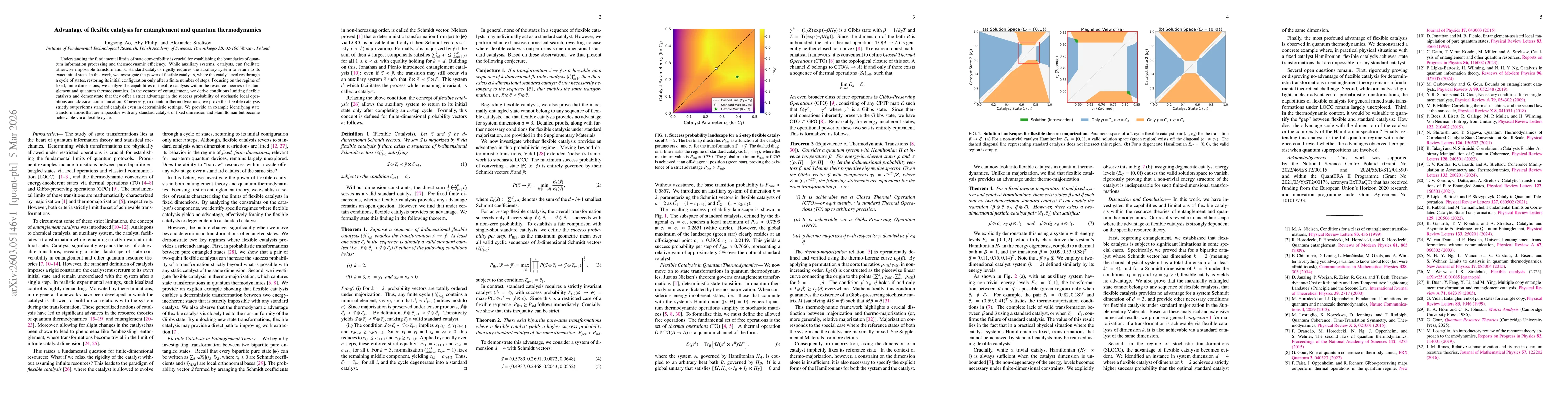 Thumbnail for Advantage of flexible catalysis for entanglement and quantum thermodynamics