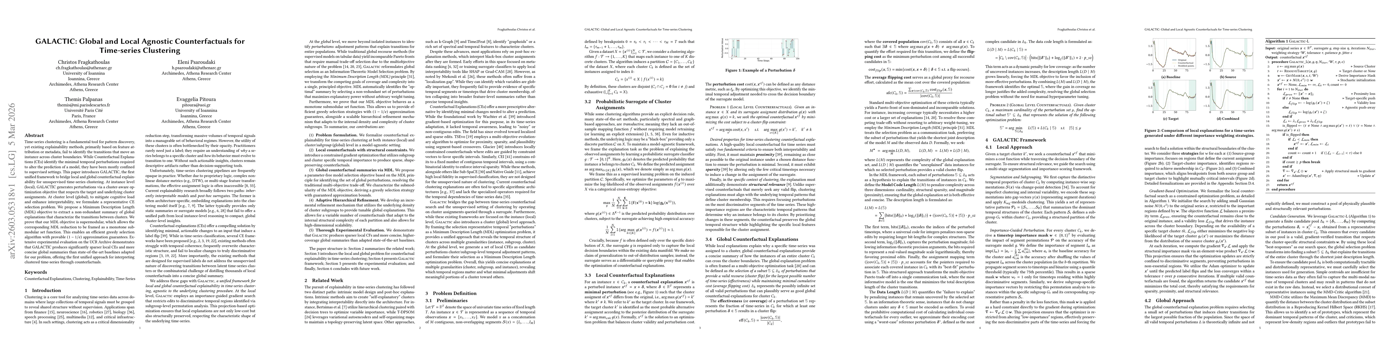 Thumbnail for GALACTIC: Global and Local Agnostic Counterfactuals for Time-series Clustering