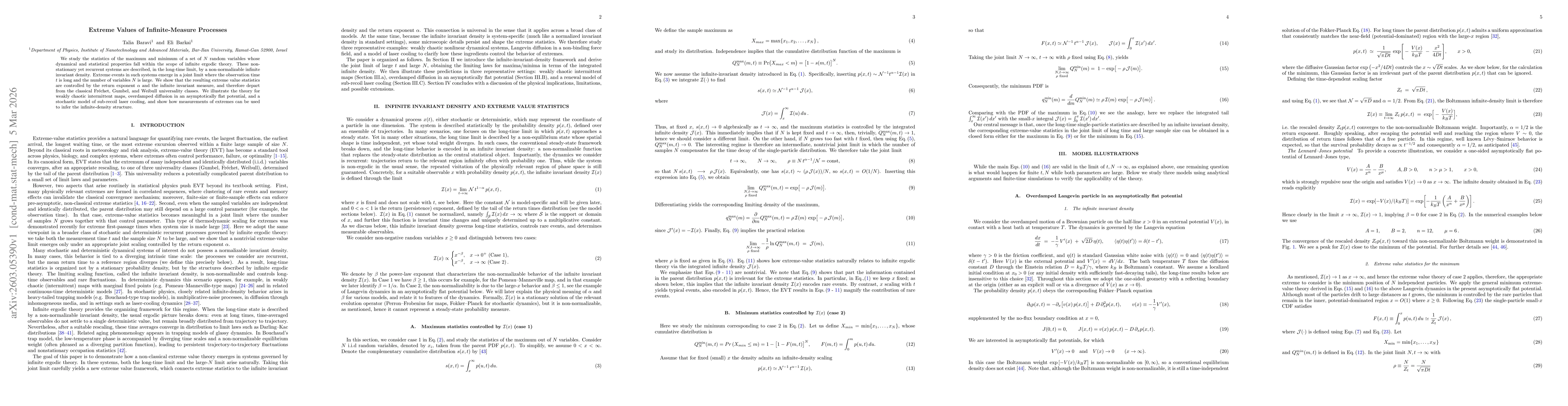 Thumbnail for Extreme Values of Infinite-Measure Processes