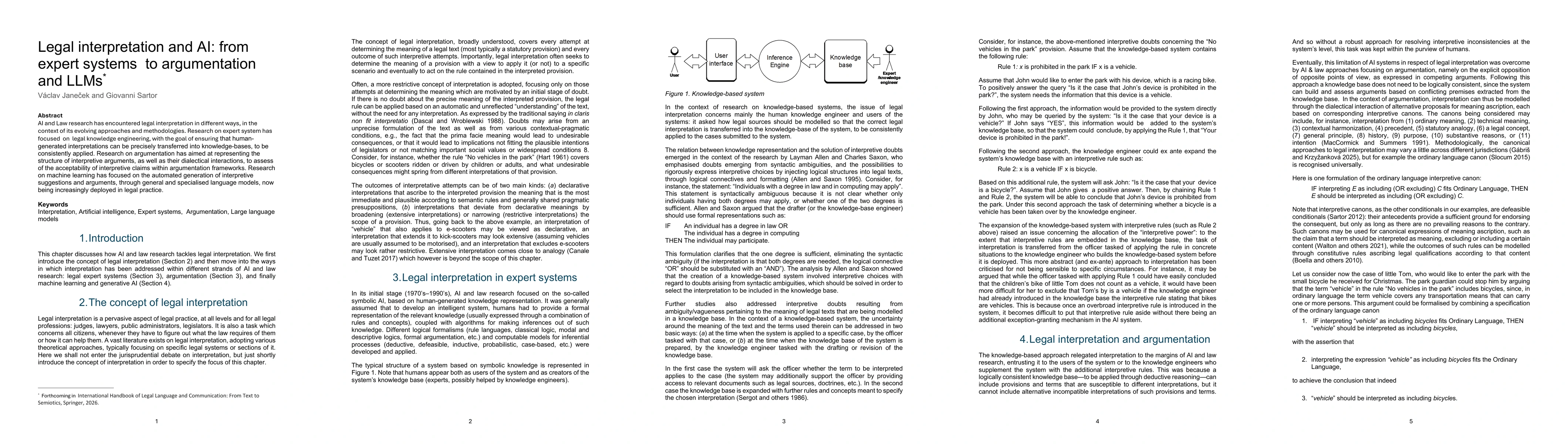 Thumbnail for Legal interpretation and AI: from expert systems to argumentation and LLMs