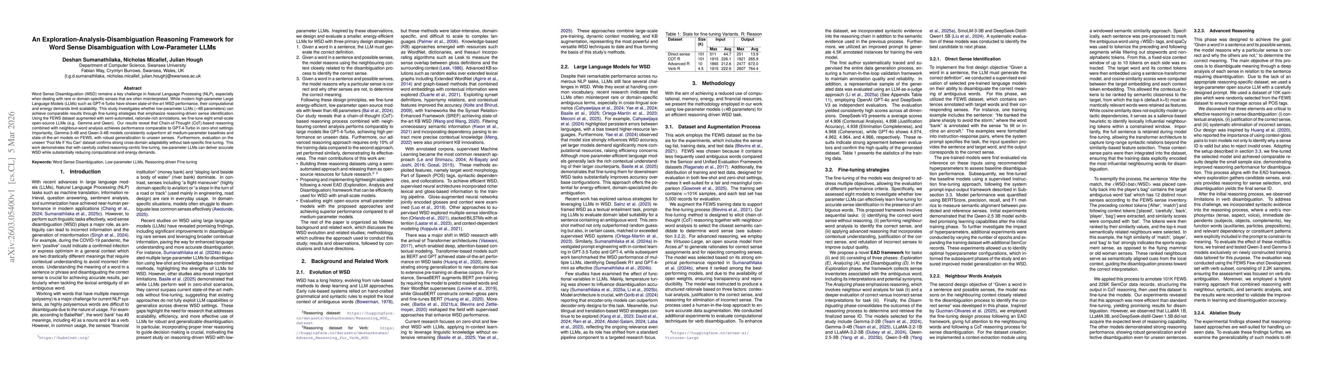 Thumbnail for An Exploration-Analysis-Disambiguation Reasoning Framework for Word Sense Disambiguation with Low-Parameter LLMs