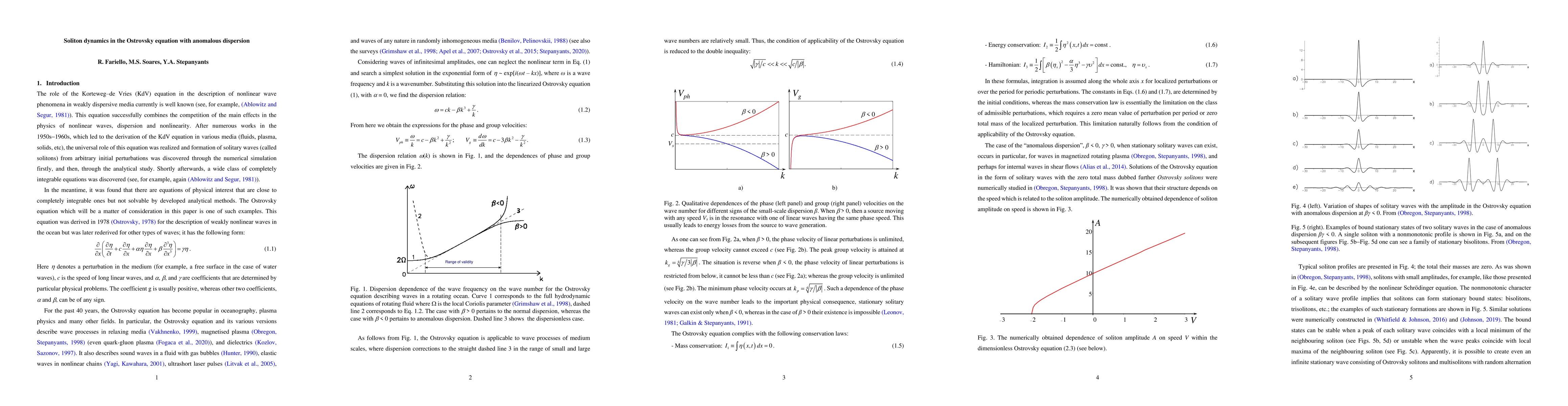 Thumbnail for Soliton dynamics in the Ostrovsky equation with anomalous dispersion
