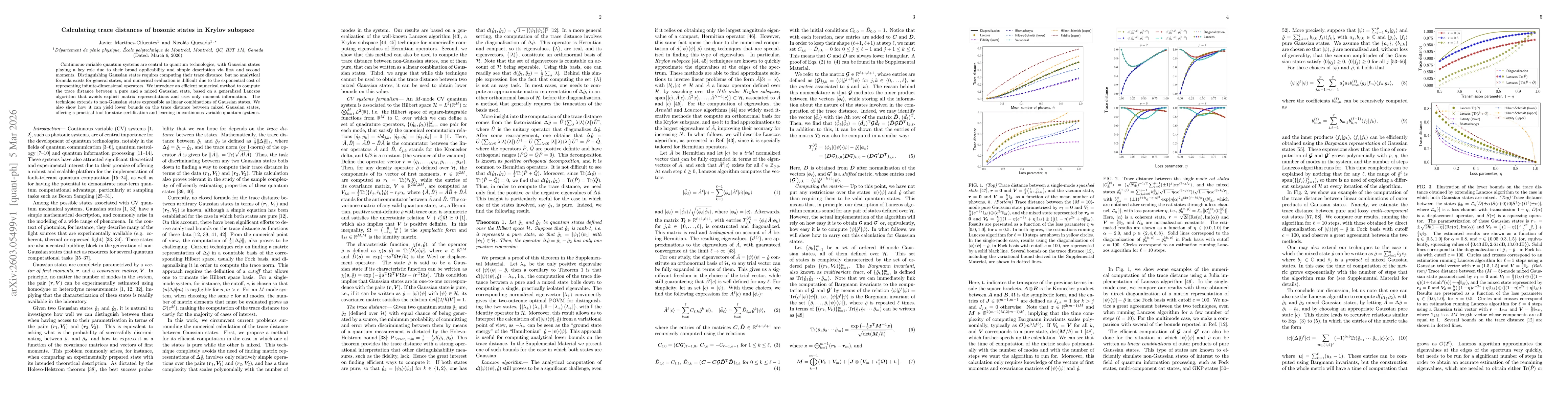 Thumbnail for Calculating trace distances of bosonic states in Krylov subspace