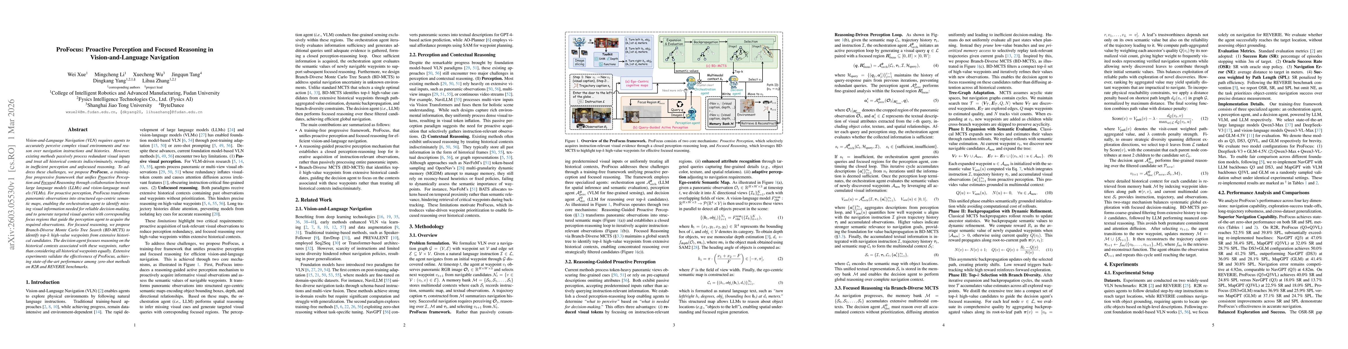 Thumbnail for ProFocus: Proactive Perception and Focused Reasoning in Vision-and-Language Navigation