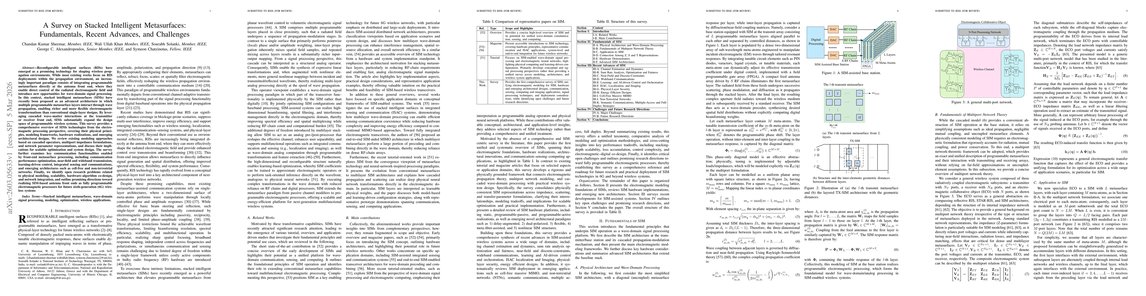Thumbnail for A Survey on Stacked Intelligent Metasurfaces: Fundamentals, Recent Advances, and Challenges