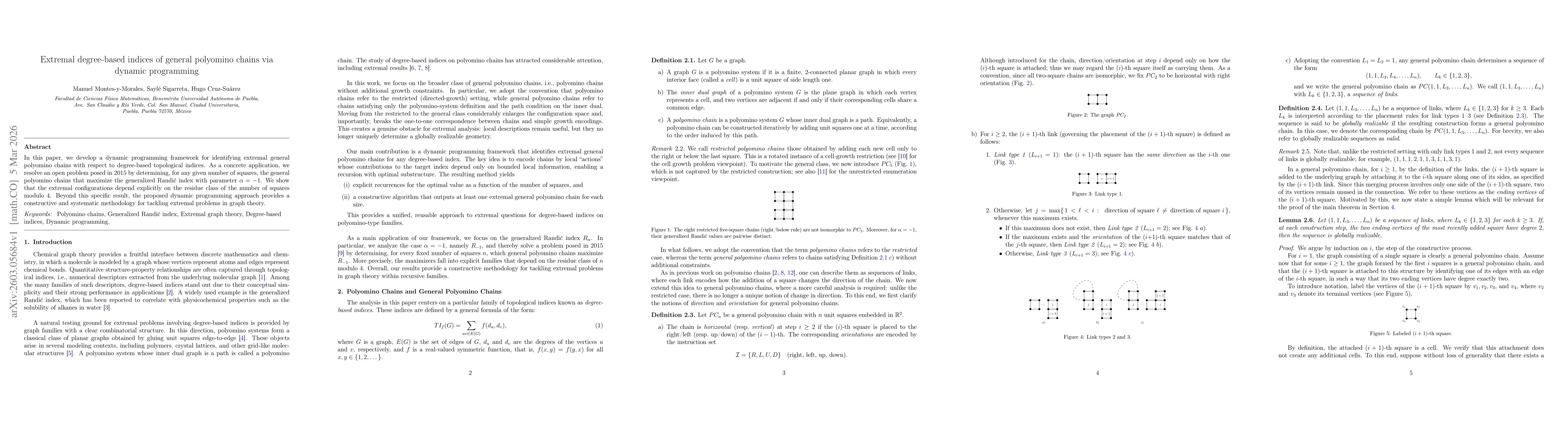 Thumbnail for Extremal degree-based indices of general polyomino chains via dynamic programming