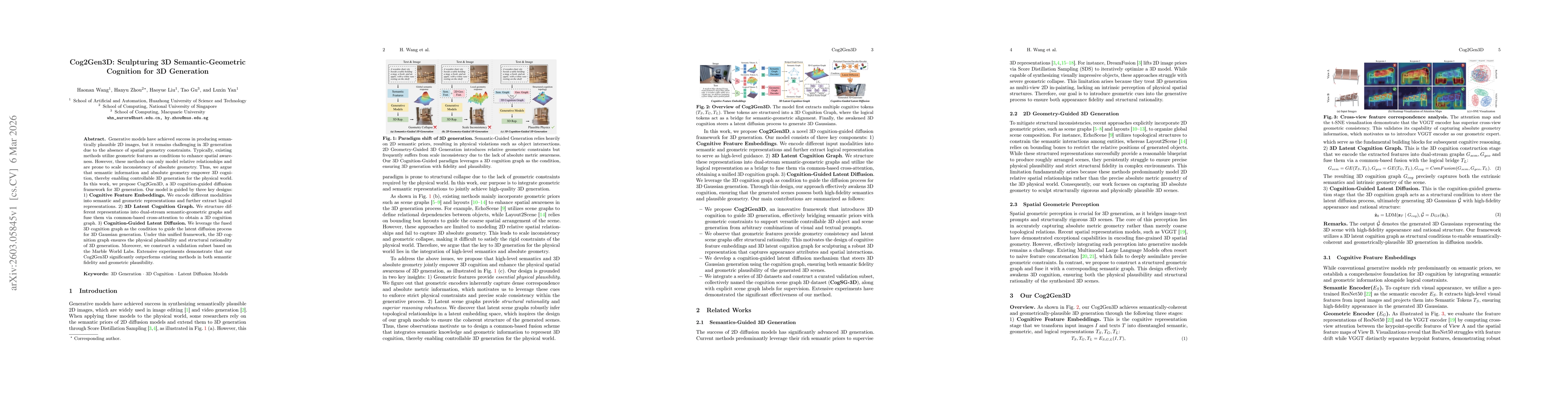 Thumbnail for Cog2Gen3D: Sculpturing 3D Semantic-Geometric Cognition for 3D Generation