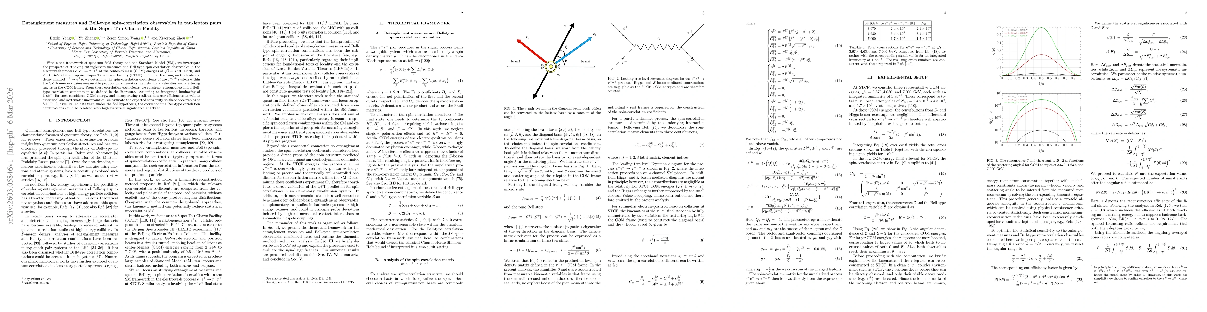 Thumbnail for Entanglement measures and Bell-type spin-correlation observables in tau-lepton pairs at the Super Tau-Charm Facility
