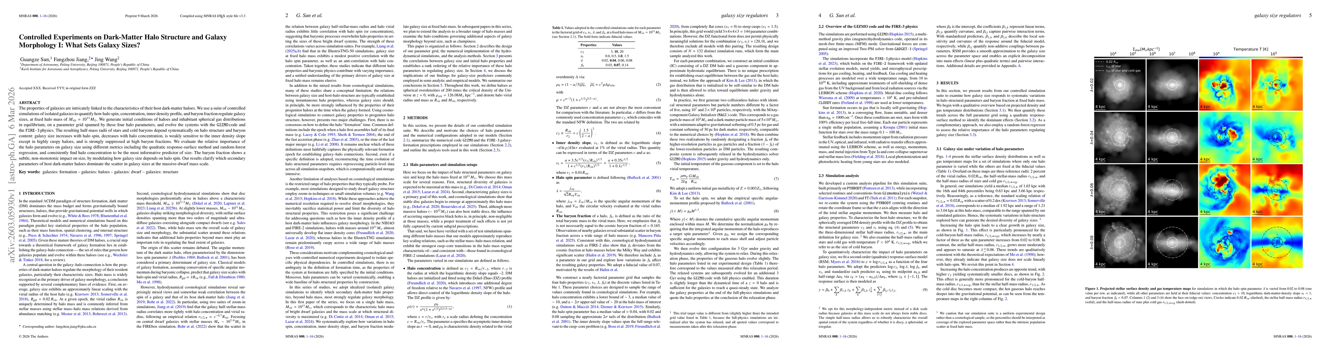 Thumbnail for Controlled Experiments on Dark-Matter Halo Structure and Galaxy Morphology I: What Sets Galaxy Sizes?