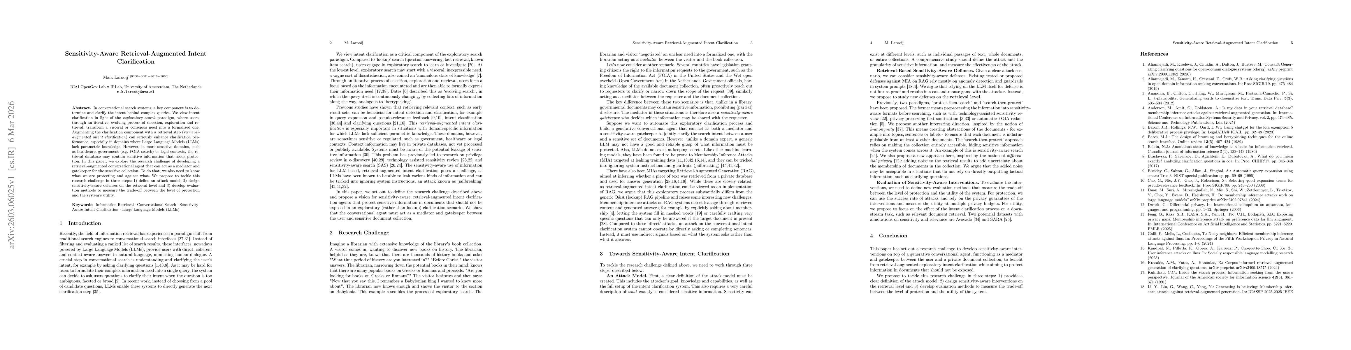 Thumbnail for Sensitivity-Aware Retrieval-Augmented Intent Clarification