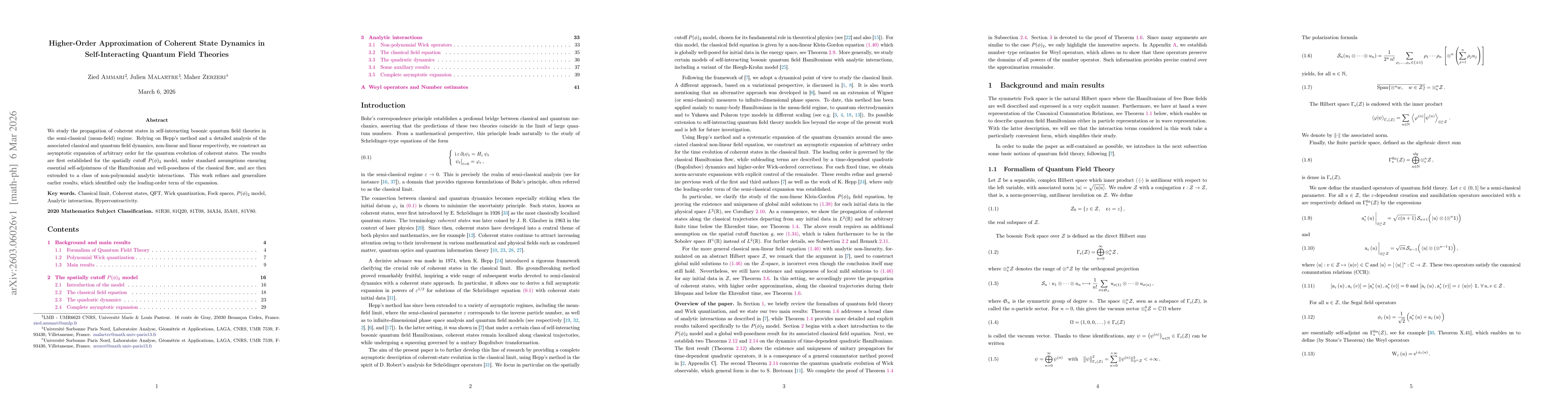 Thumbnail for Higher-Order Approximation of Coherent State Dynamics in Self-Interacting Quantum Field Theories