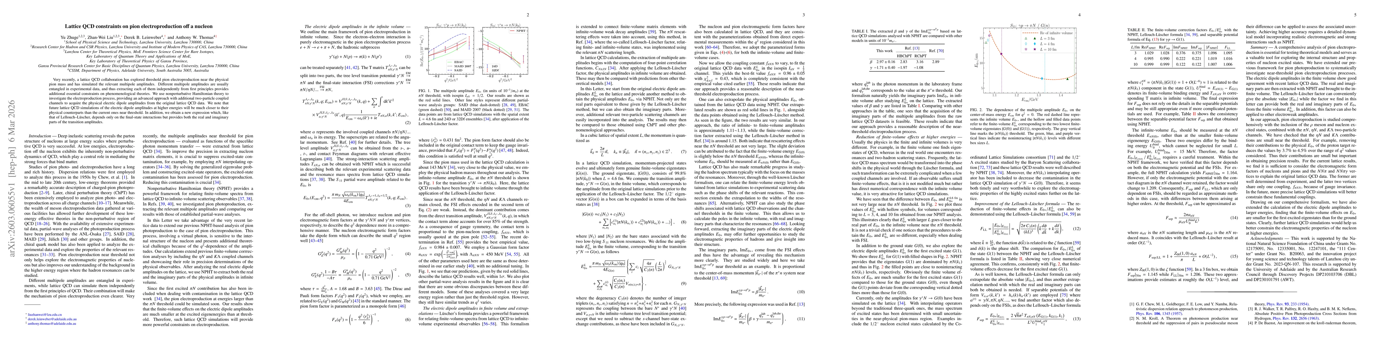 Thumbnail for Lattice QCD constraints on pion electroproduction off a nucleon