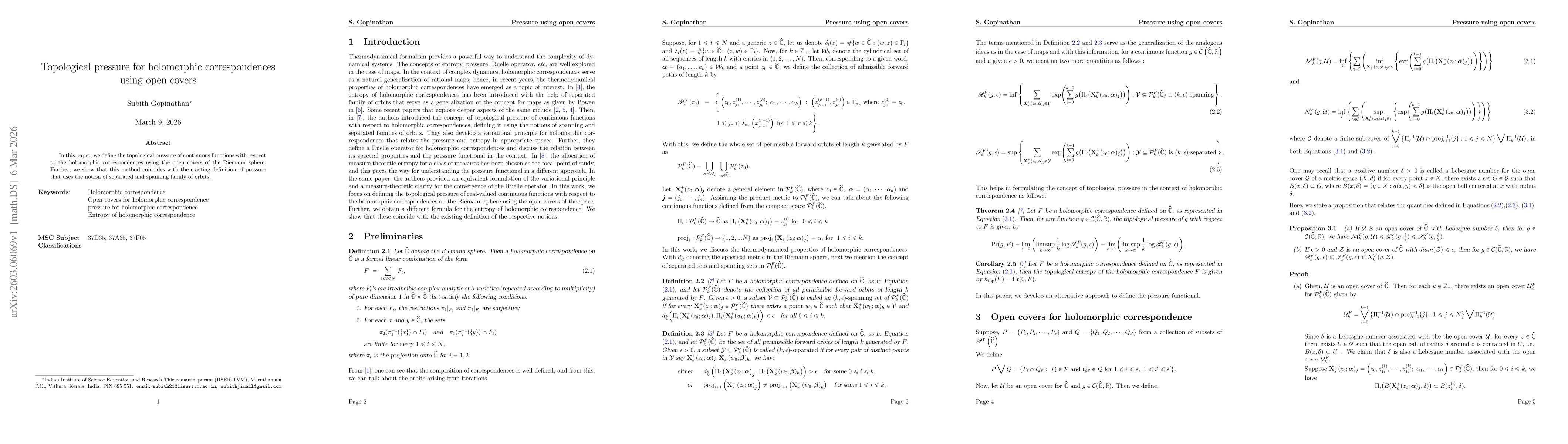 Thumbnail for Topological pressure for holomorphic correspondences using open covers