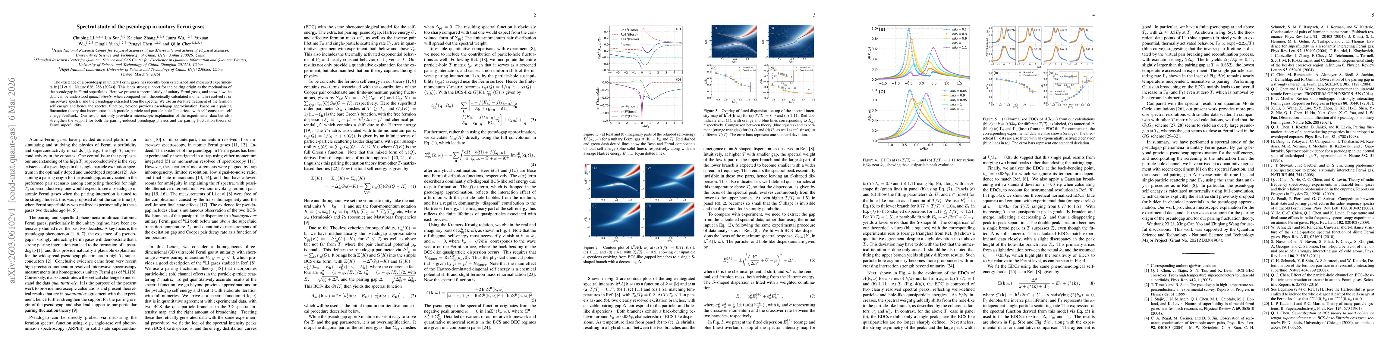 Thumbnail for Spectral study of the pseudogap in unitary Fermi gases