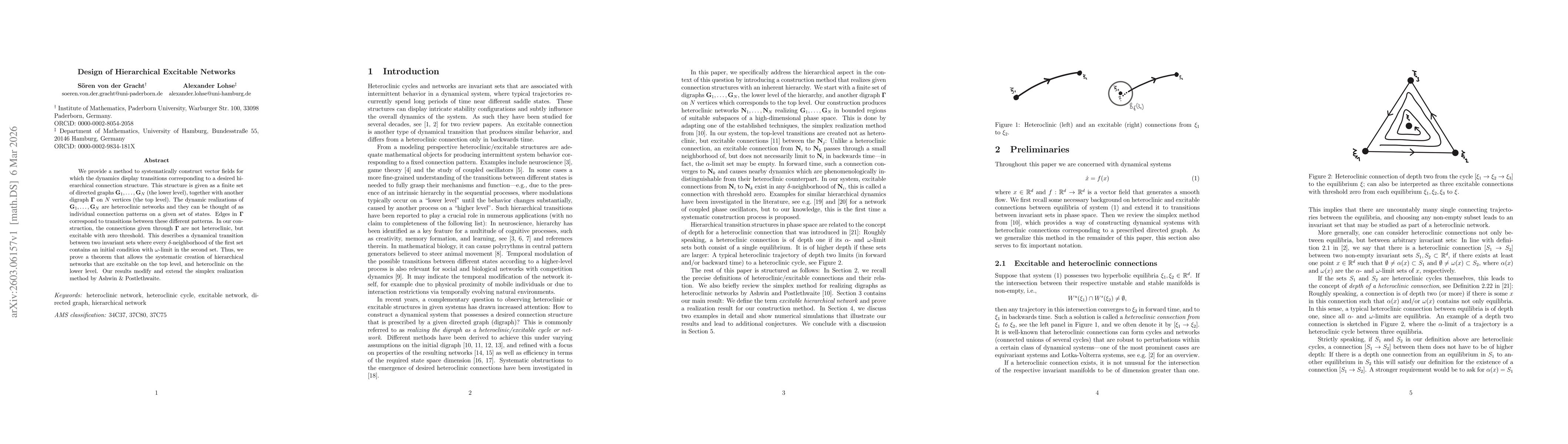 Thumbnail for Design of Hierarchical Excitable Networks