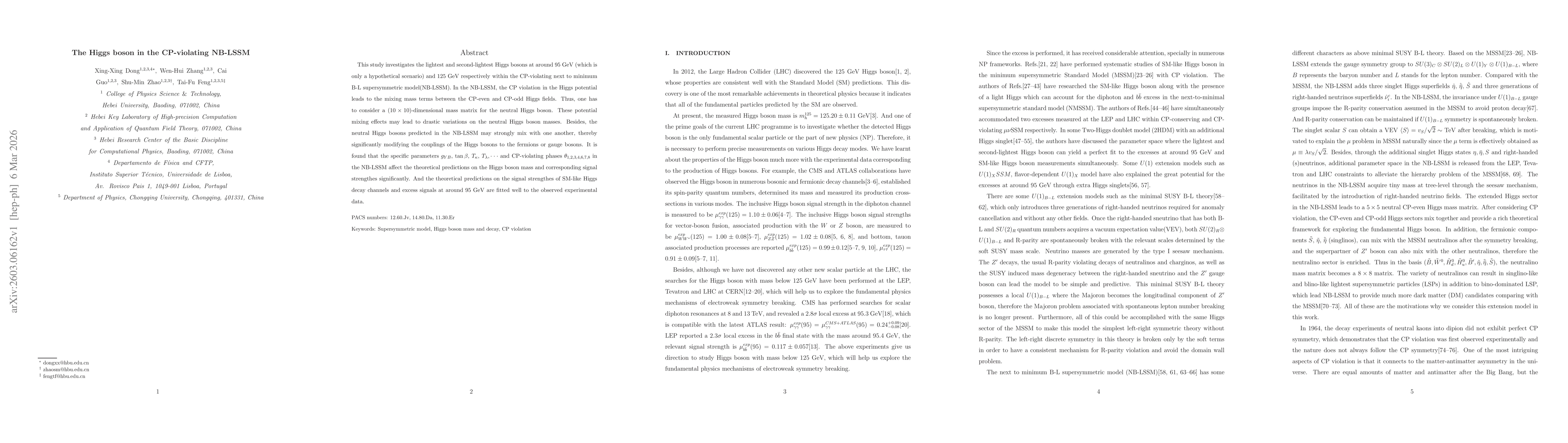 Thumbnail for The Higgs boson in the CP-violating NB-LSSM