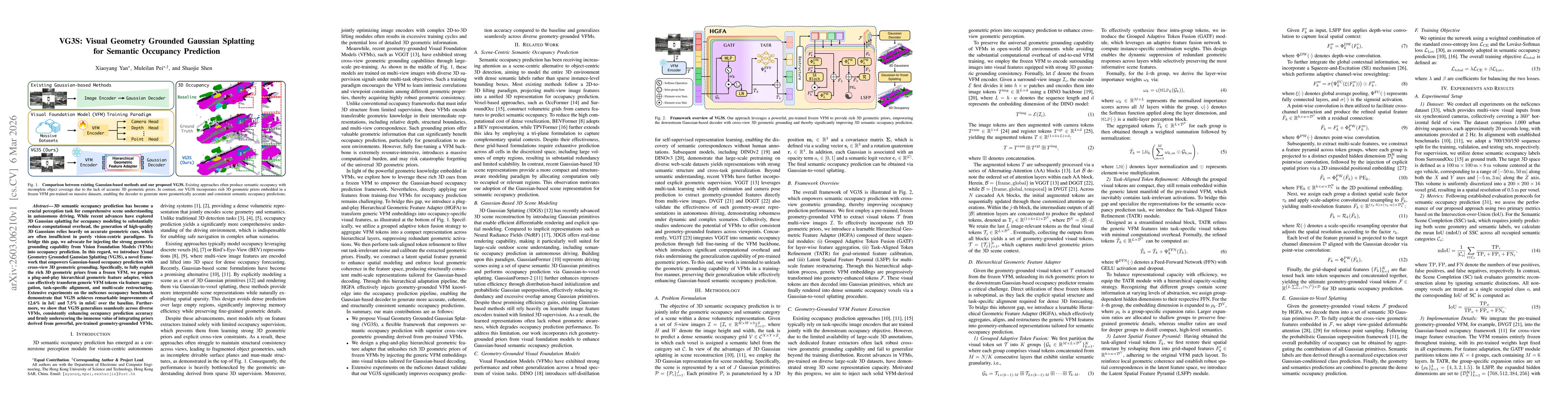 Thumbnail for VG3S: Visual Geometry Grounded Gaussian Splatting for Semantic Occupancy Prediction