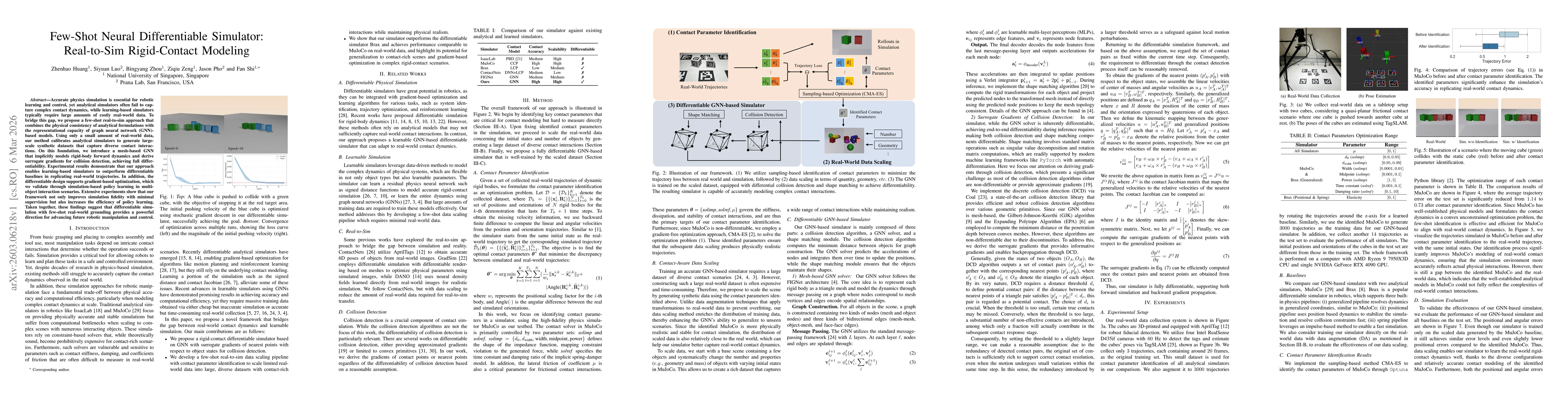 Thumbnail for Few-Shot Neural Differentiable Simulator: Real-to-Sim Rigid-Contact Modeling