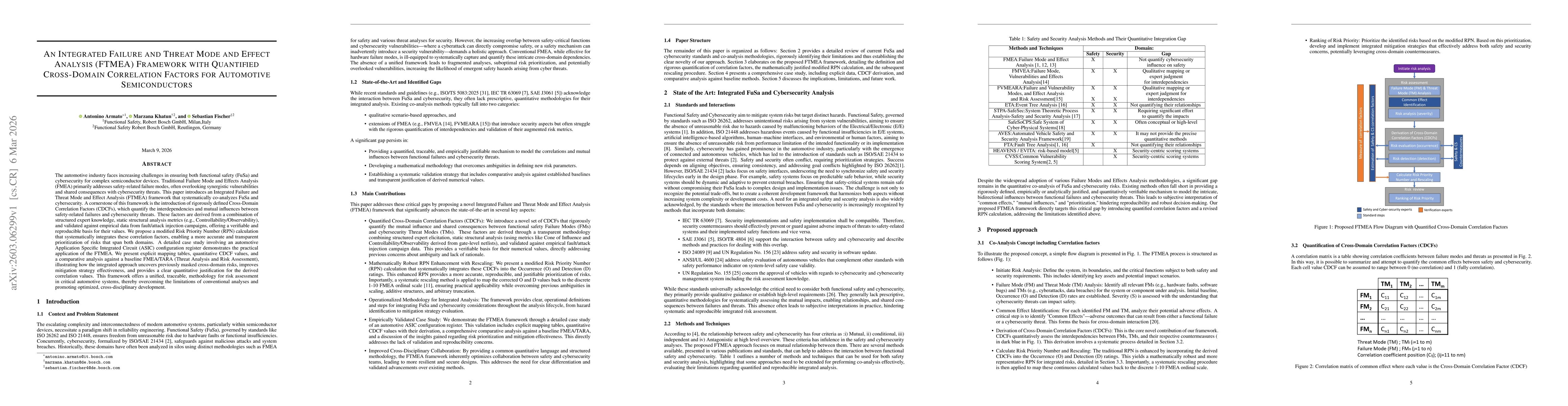 Thumbnail for An Integrated Failure and Threat Mode and Effect Analysis (FTMEA) Framework with Quantified Cross-Domain Correlation Factors for Automotive Semiconductors