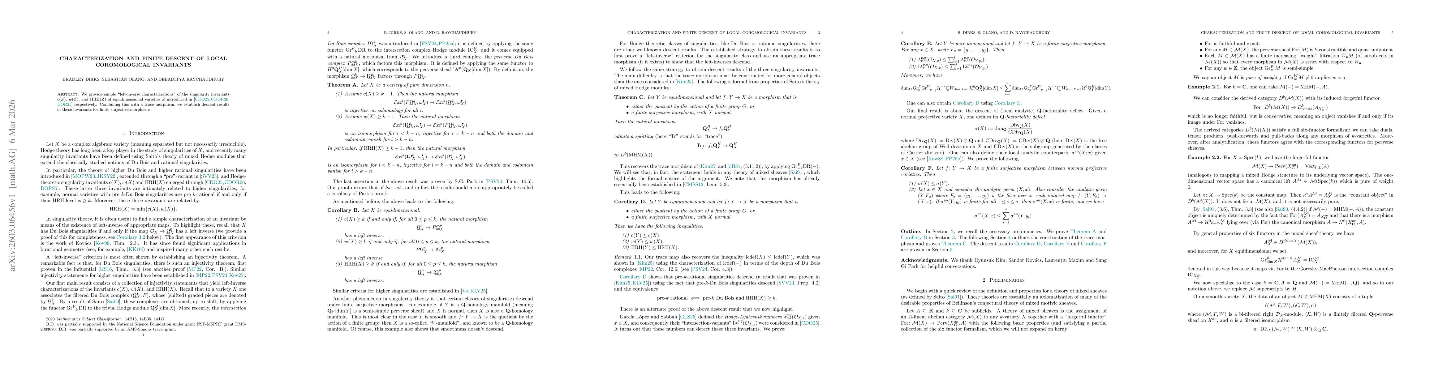 Thumbnail for Characterization and finite descent of local cohomological invariants