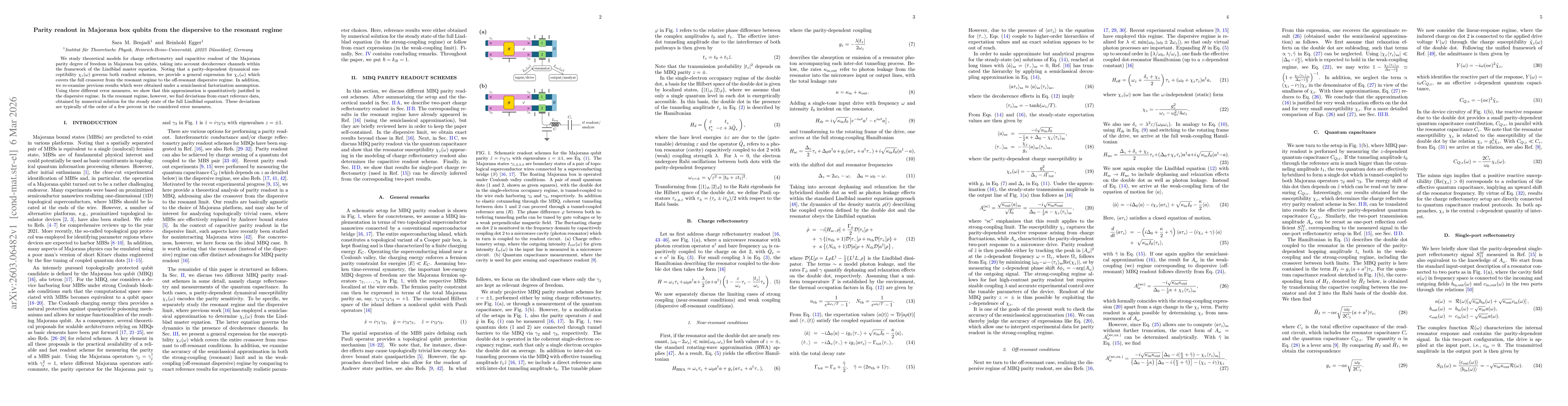 Thumbnail for Parity readout in Majorana box qubits from the dispersive to the resonant regime