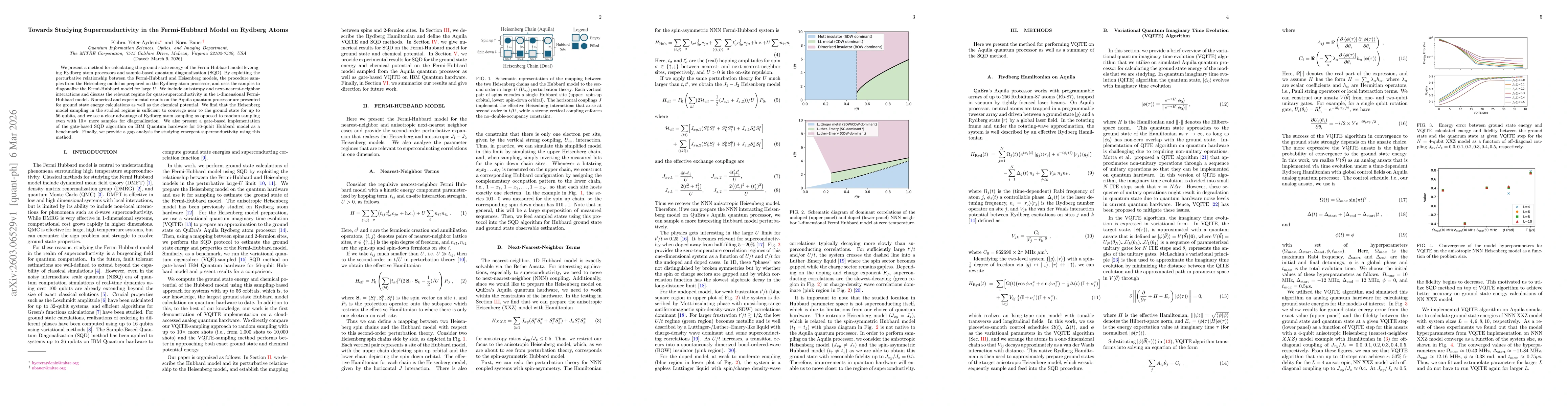 Thumbnail for Towards Studying Superconductivity in the Fermi-Hubbard Model on Rydberg Atoms