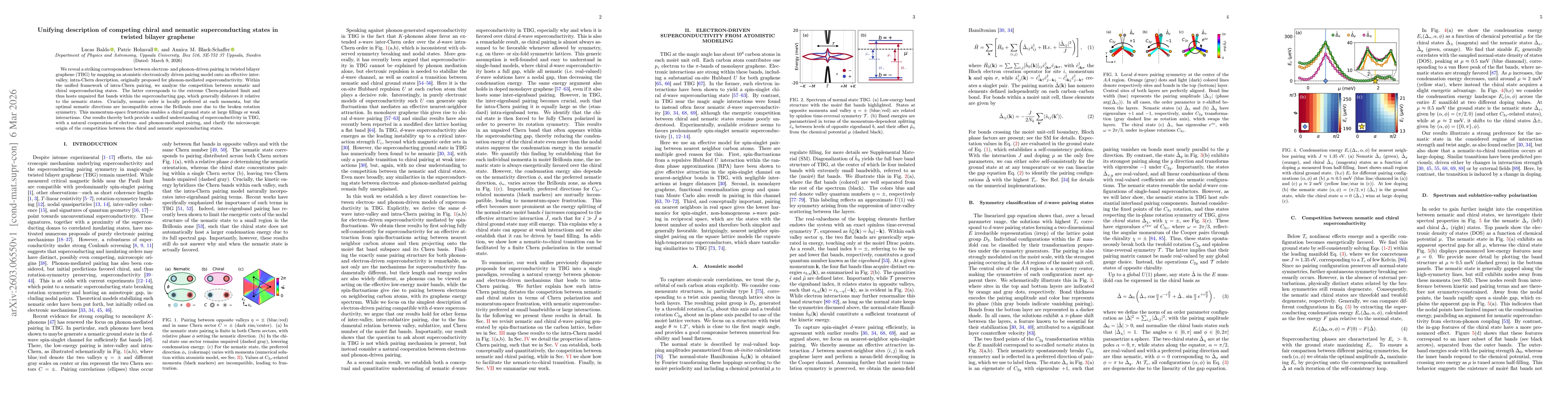 Thumbnail for Unifying description of competing chiral and nematic superconducting states in twisted bilayer graphene
