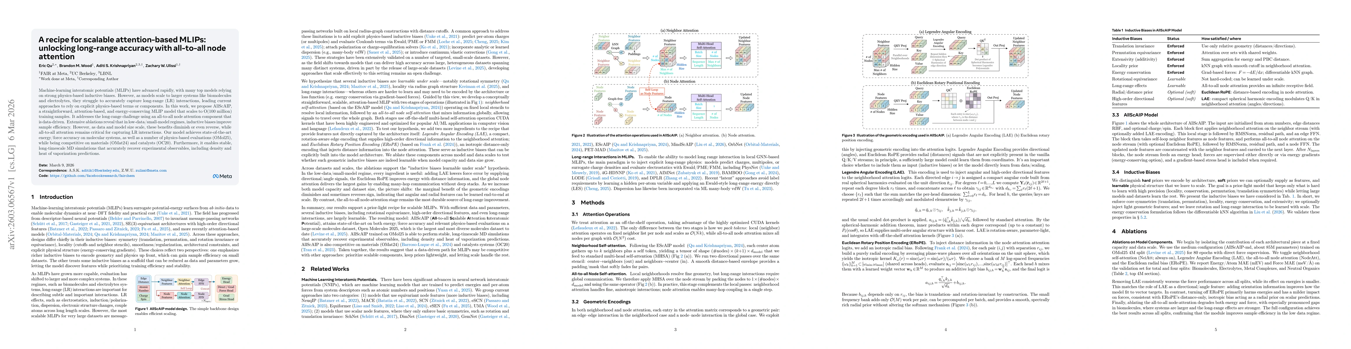 Thumbnail for A recipe for scalable attention-based MLIPs: unlocking long-range accuracy with all-to-all node attention