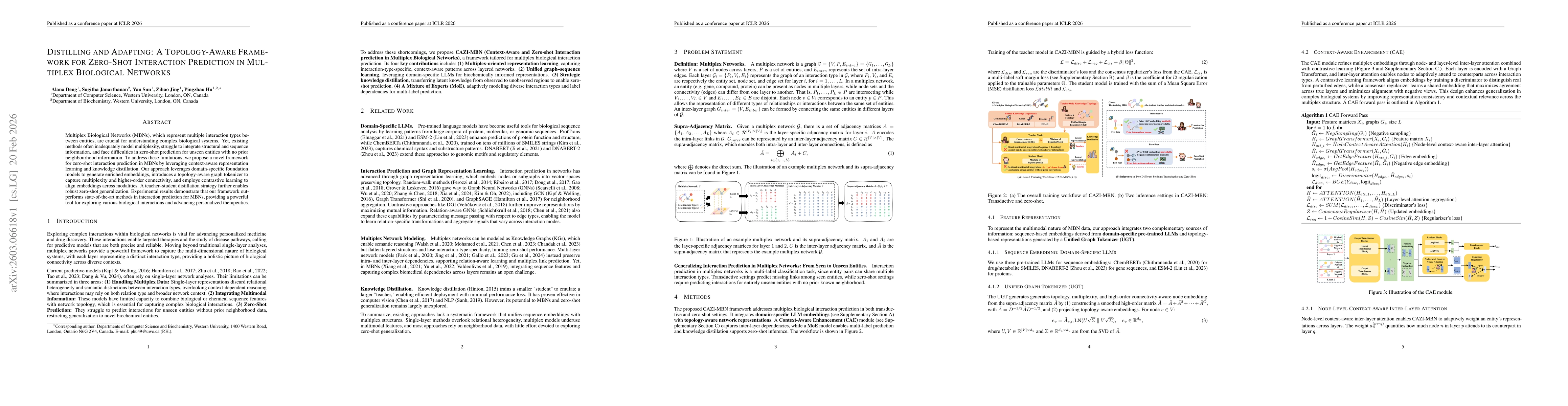 Thumbnail for Distilling and Adapting: A Topology-Aware Framework for Zero-Shot Interaction Prediction in Multiplex Biological Networks